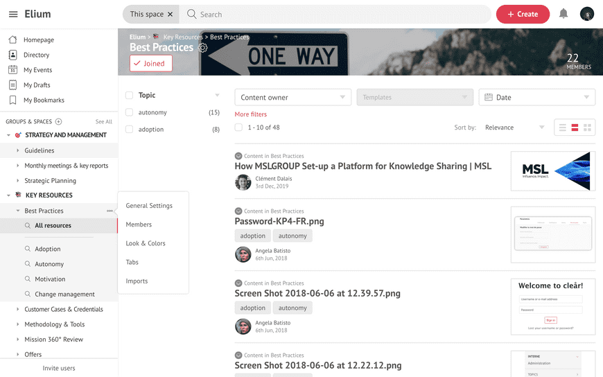 Navigation menu