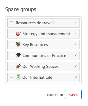 Space group order